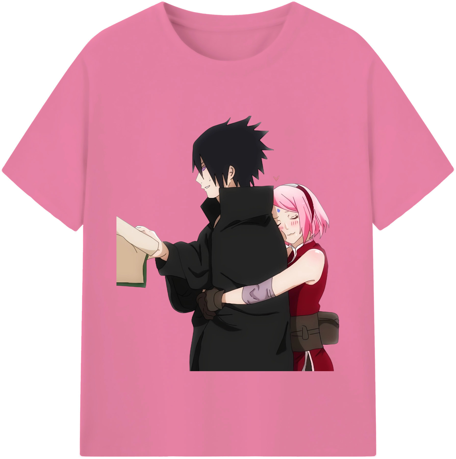 （画像用） NARUTO -ナルト- うちは サスケ Uchiha Sasuke 綿100％半袖Tシャツ（フロントプリント）